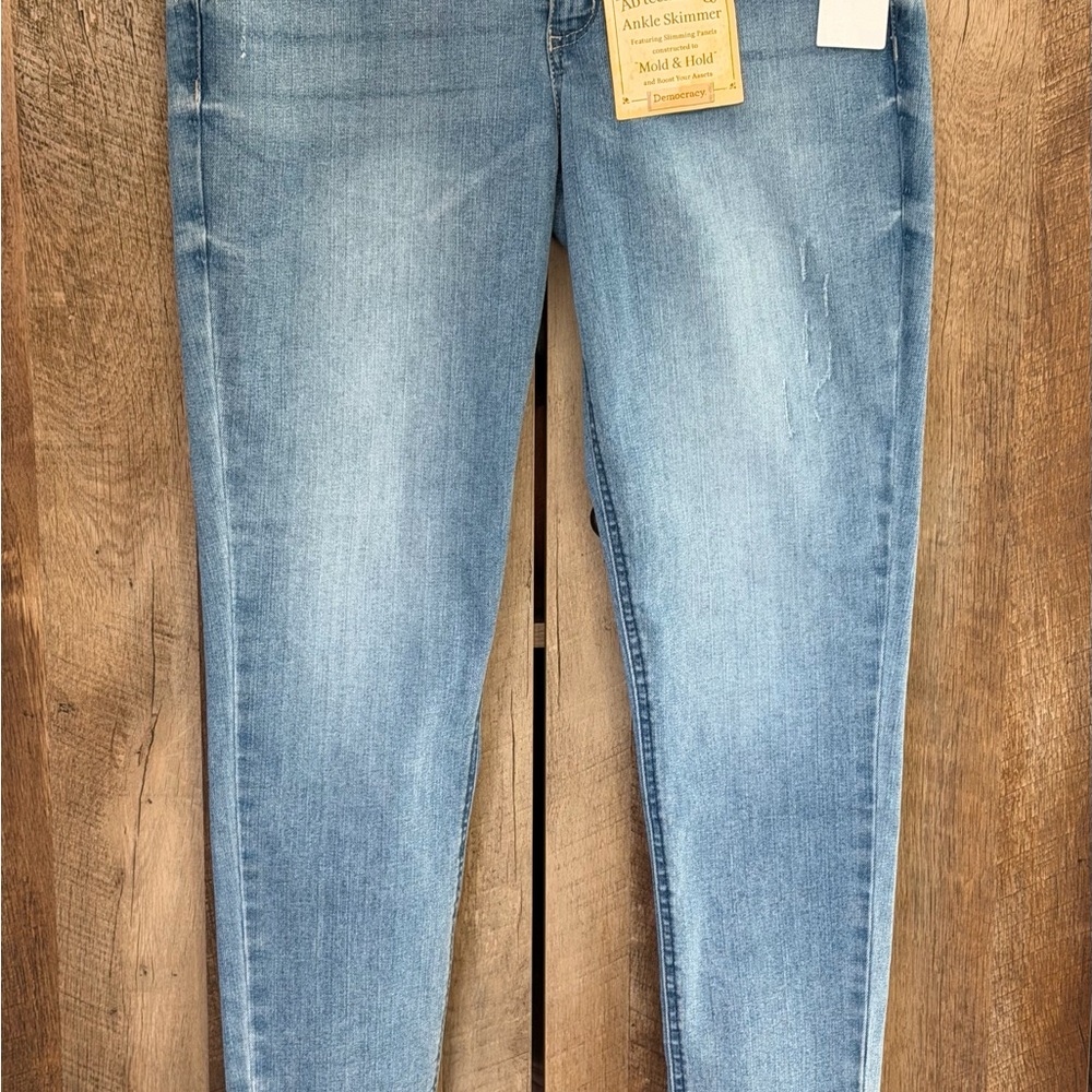 NWT Democracy Mid-Rise Blue Skinny Jeans - Picture 2 of 11